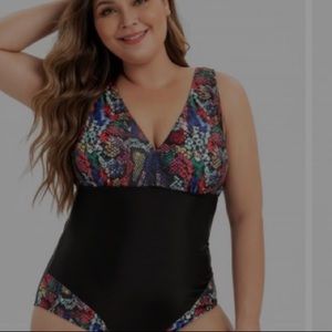 Snake Print One Piece